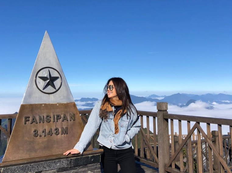 check in trên đỉnh fansipan