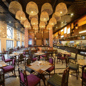 Không gian nhà hàng Vân Sam